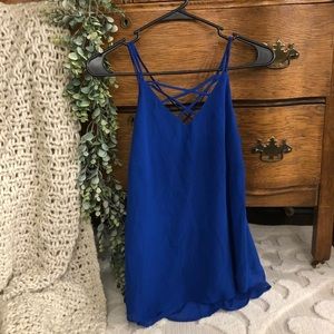 Royal Blue Strappy Tank
